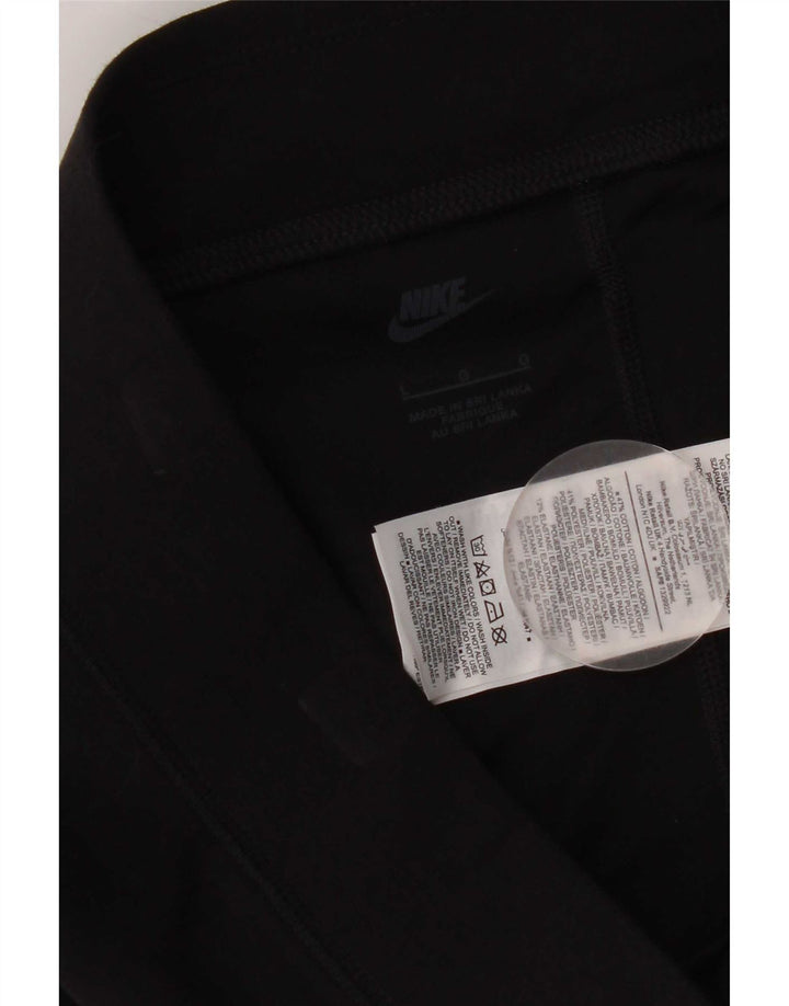 Leggings grafici da donna Nike UK 16 grande cotone nero