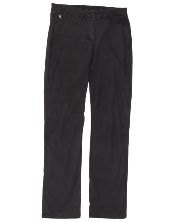 Pantaloni casual dritti da donna Chervo IT 46 Large W30 L32 Cotone blu navy
