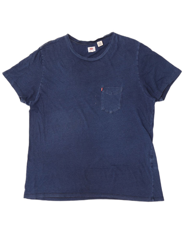 T-shirt da uomo Levi's Top 2XL in cotone blu