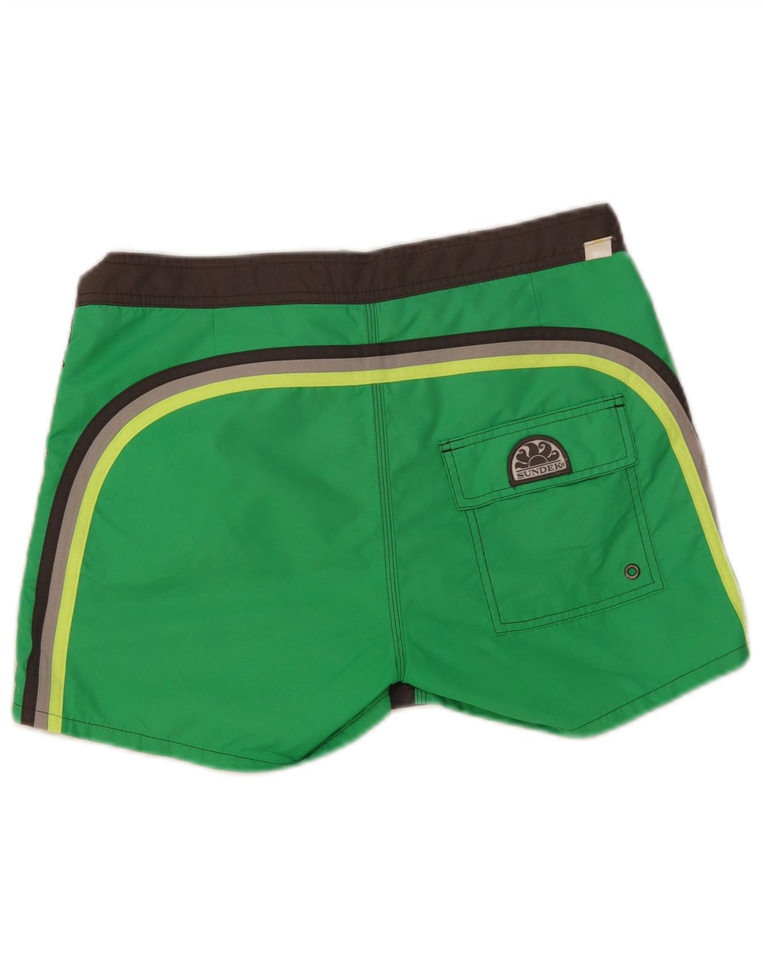 Pantaloncini da bagno da uomo Sundek Poliestere color block grigio medio