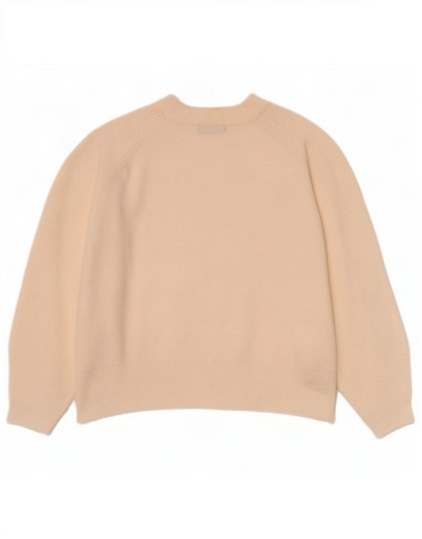 Maglione maglione con scollo a barca da donna Marks & Spencer UK 18 XL bianco sporco