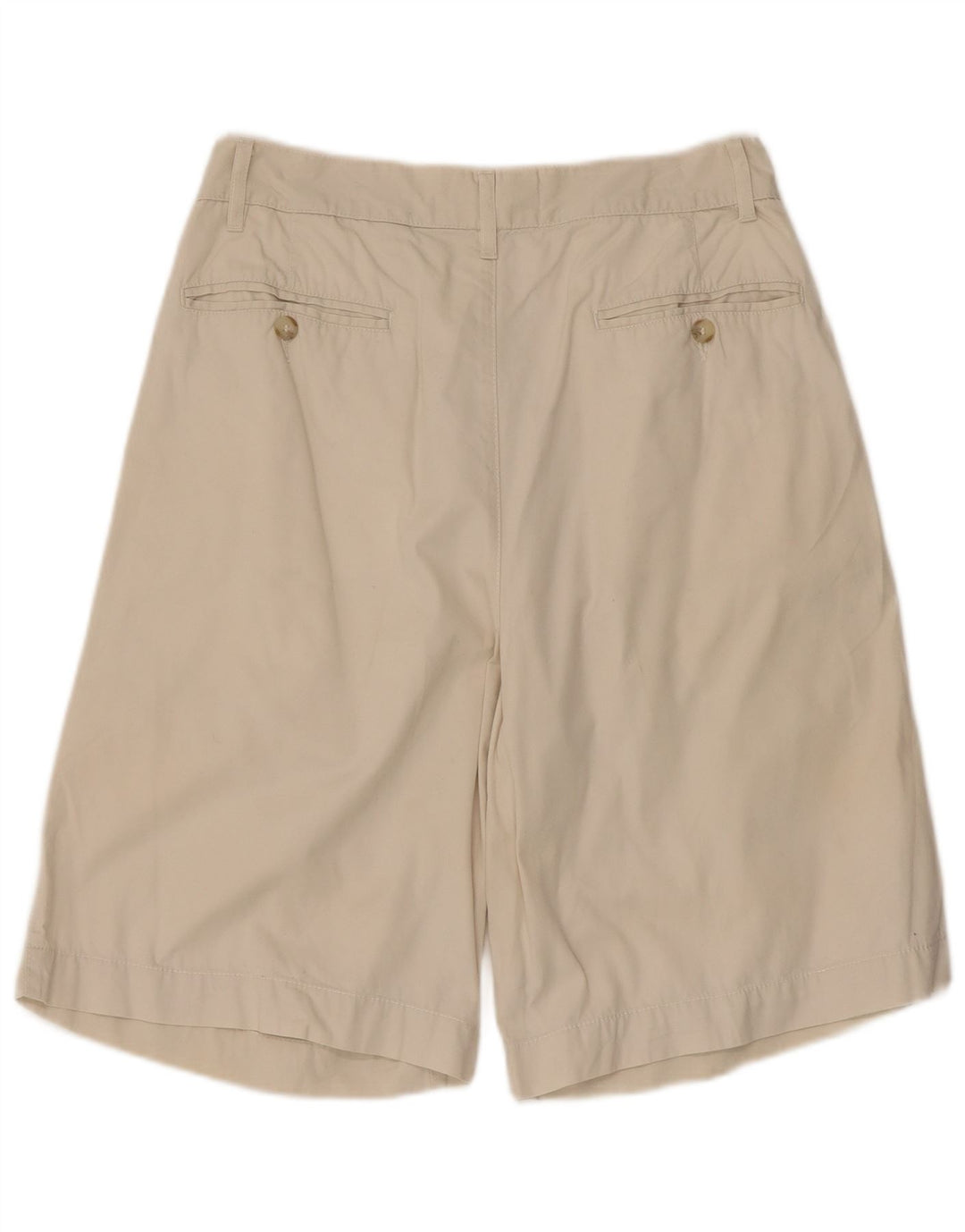 Pantaloncini chino con pegging da uomo vintage IT 48 medi W30 in cotone beige