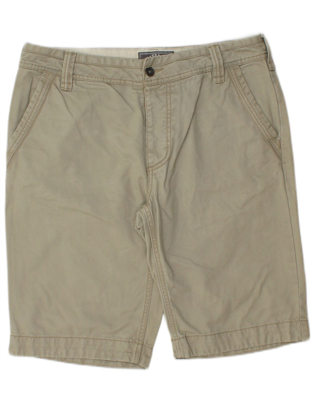 Pantaloncini chino da uomo Fat Face W32 cotone kaki medio