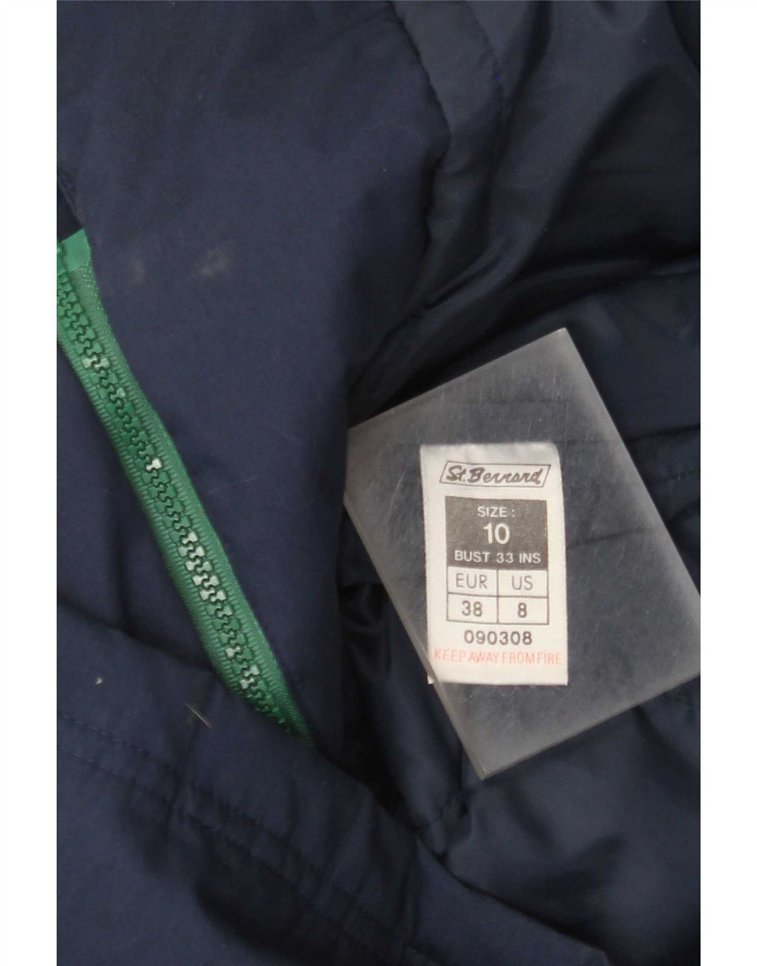 Impermeabile oversize da donna St. Bernard UK 10 piccolo poliestere blu navy