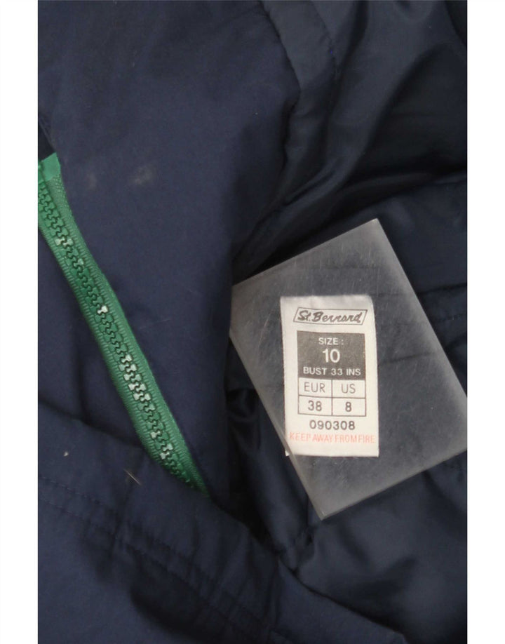Impermeabile oversize da donna St. Bernard UK 10 piccolo poliestere blu navy