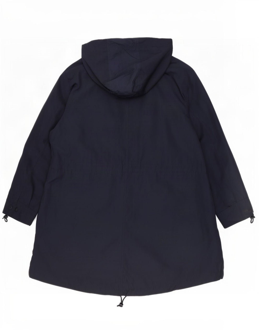 Giacca Parka con cappuccio da donna Marks & Spencer UK 22 3XL Poliestere blu navy