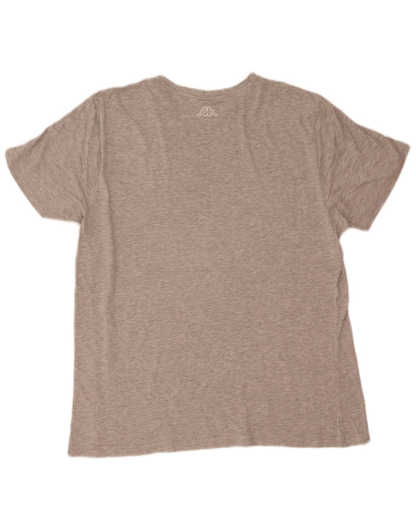T-shirt grafica da uomo Kappa Top 2XL Grigia chiazzata