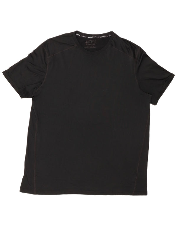 RUSSELL ATHLETIC T-shirt da uomo Dri-Power Top XL poliestere nero