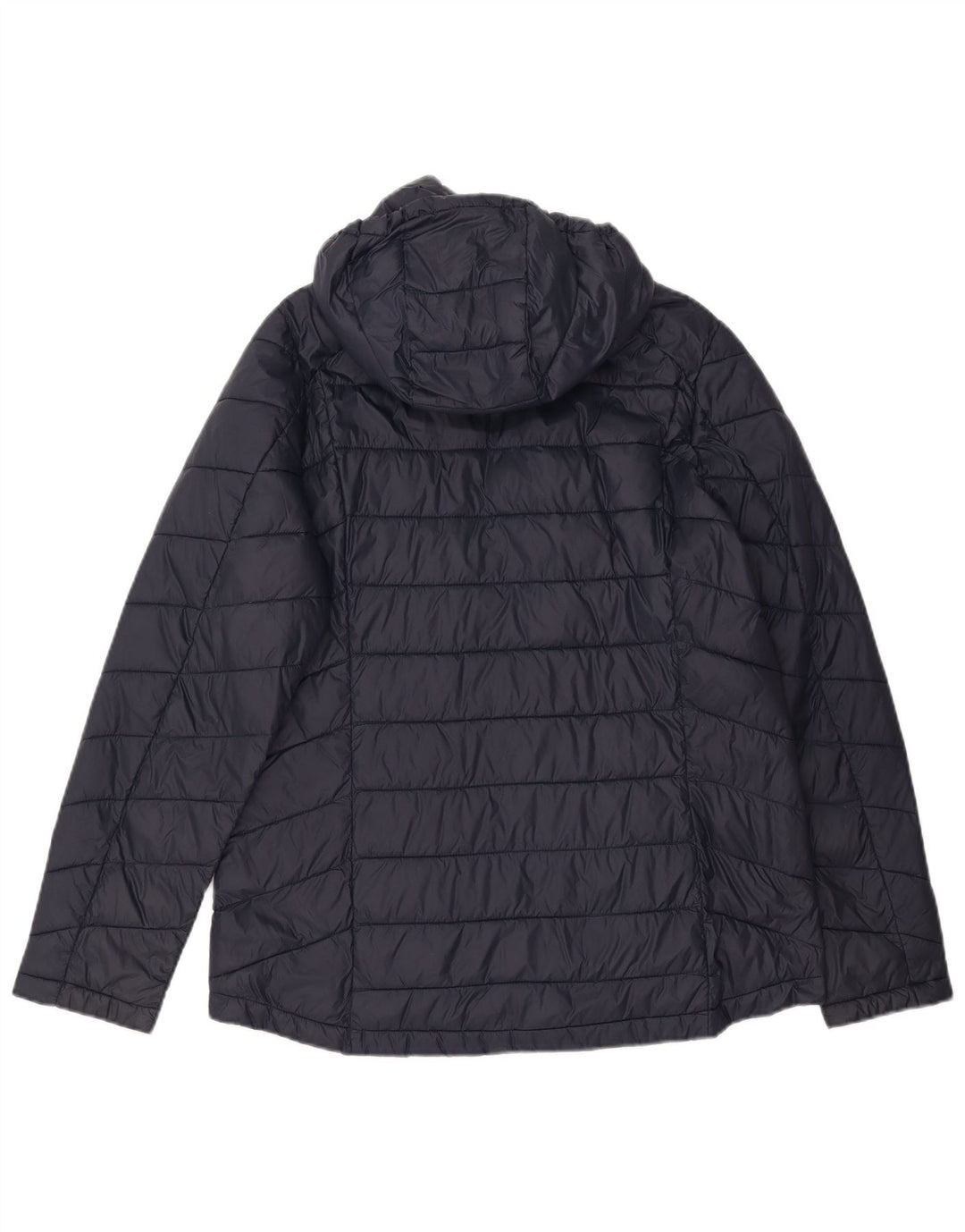Giacca imbottita con cappuccio da donna Fat Face UK 14 grande nylon blu navy