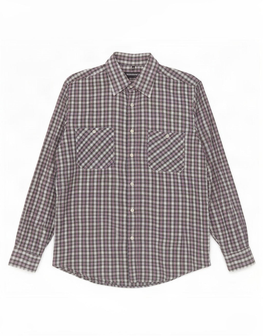 Camicia da uomo in flanella Rosengarten taglia 41/42 grande cotone a quadri multicolore
