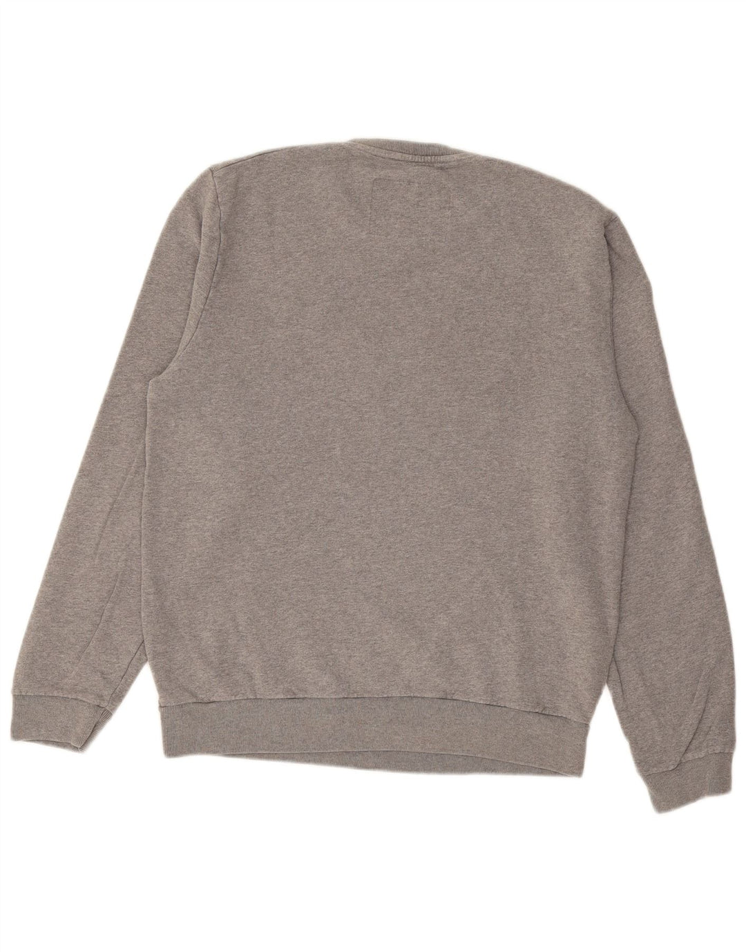 JACK WILLS Felpa grafica da uomo Maglione grande cotone grigio