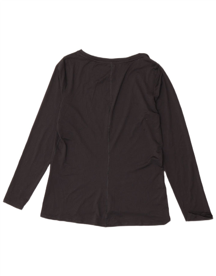 Maglia Under Armour da donna Heat Gear manica lunga UK 14 medio nero