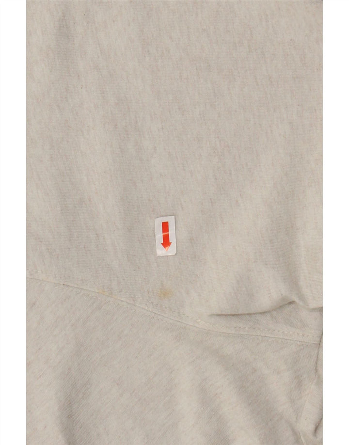 CREW CLOTHING T-shirt da uomo Top grande bianca screziata