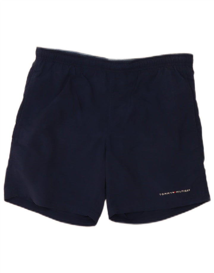 Pantaloncini da bagno da uomo Tommy Hilfiger medio blu navy