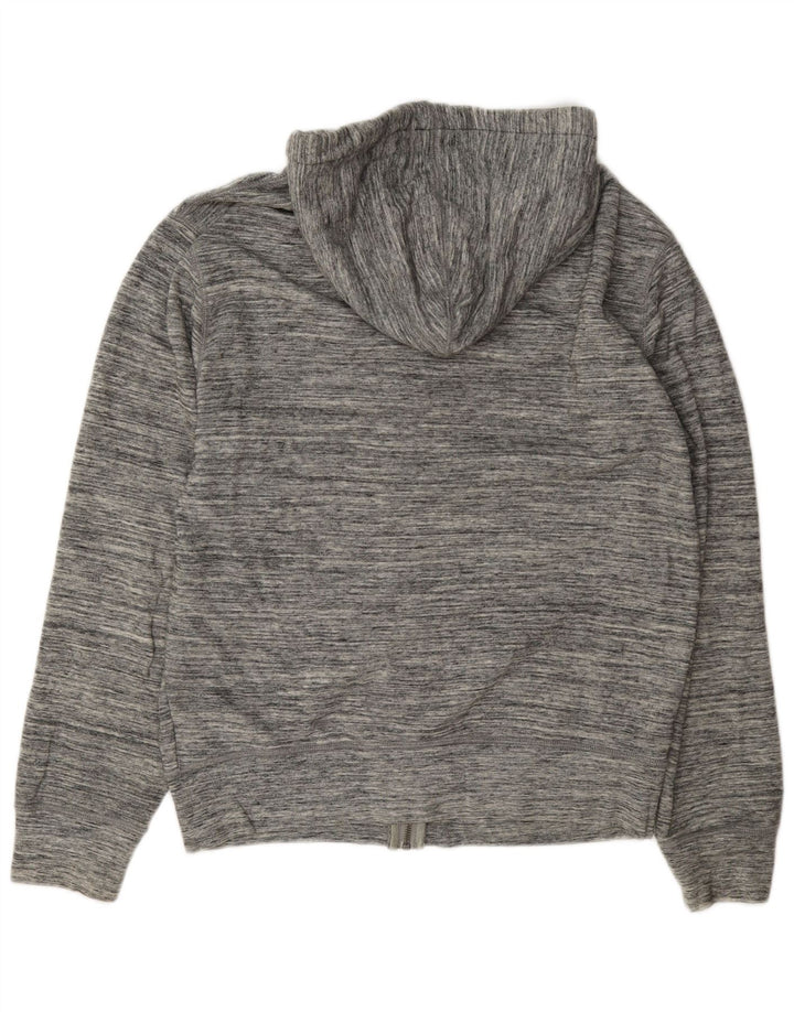 Maglione con cappuccio e zip da uomo Gap in cotone screziato grigio medio