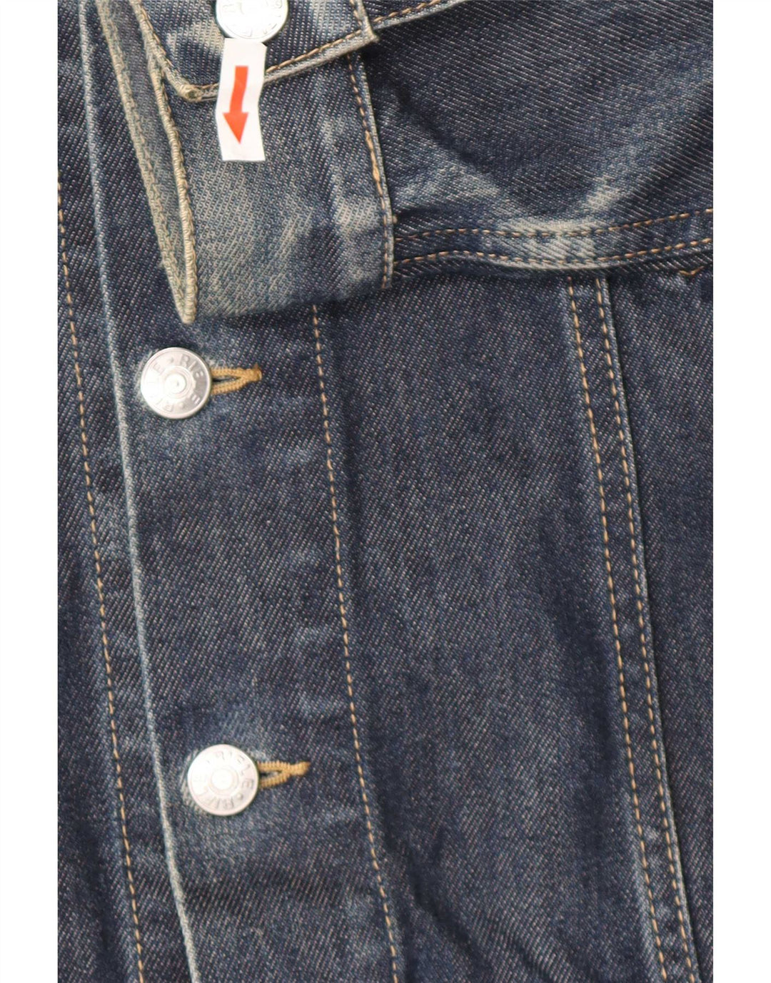 Giacca di jeans da uomo Rifle UK 38 cotone blu navy medio