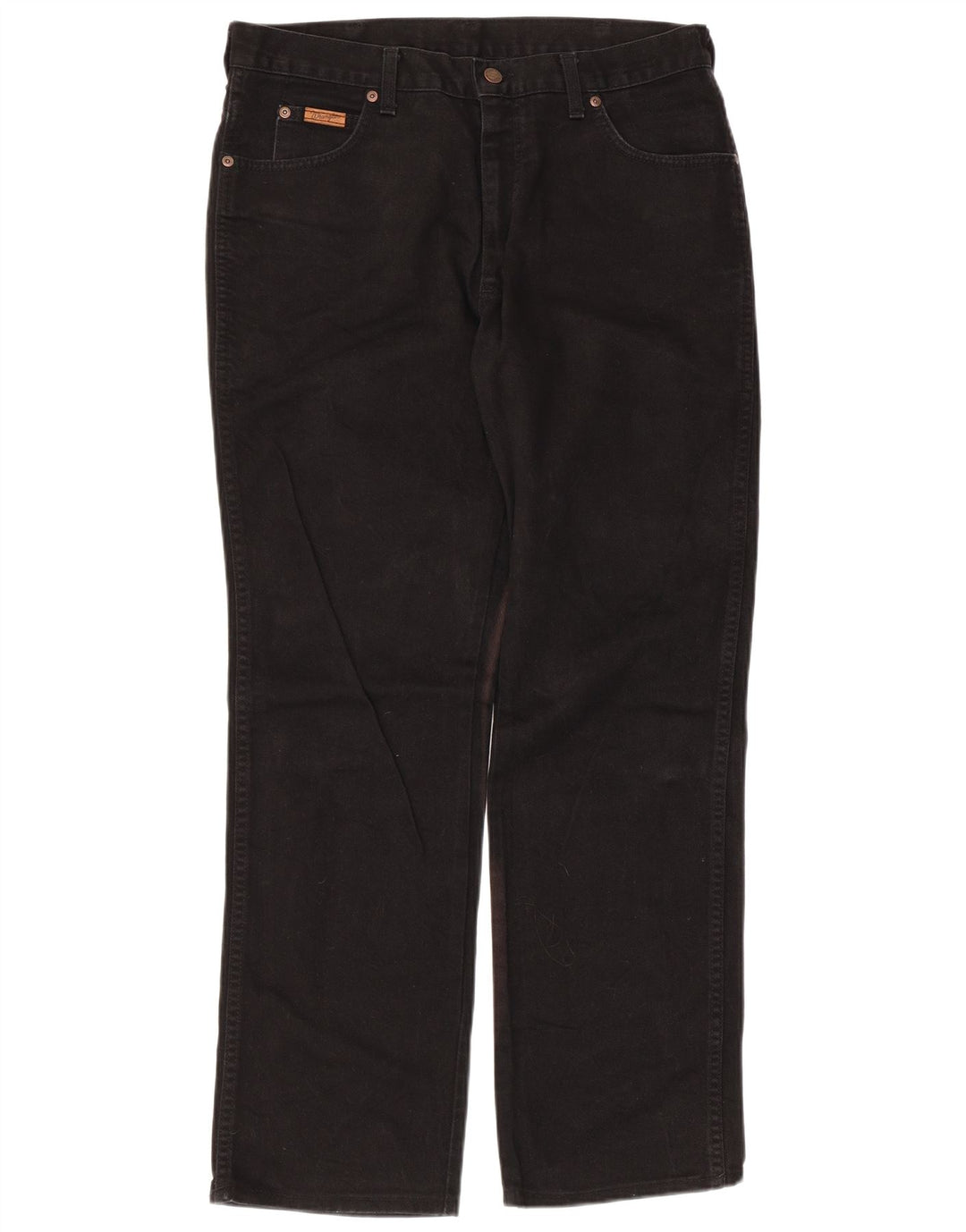 Jeans dritti da uomo Wrangler Texas W34 L31 cotone nero