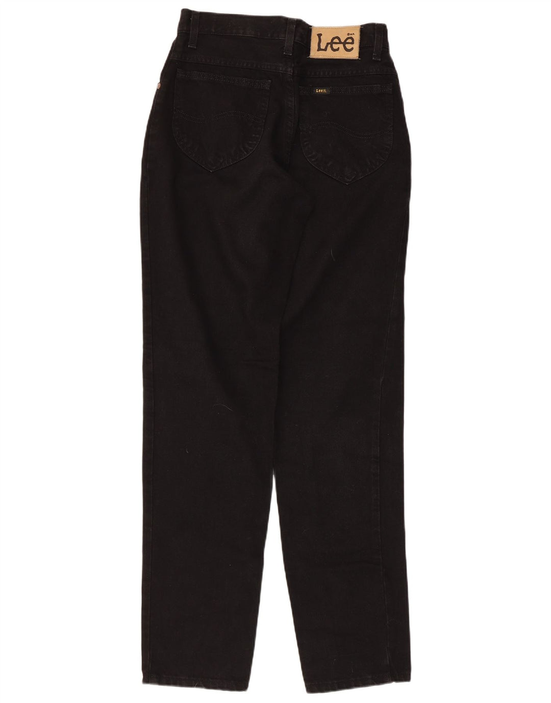 Jeans affusolati a vita alta da donna LEE W28 L33 cotone nero