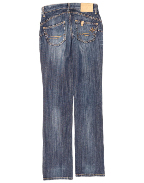 Jeans Bootcut invecchiati da donna Liu Jo W28 L34 cotone blu