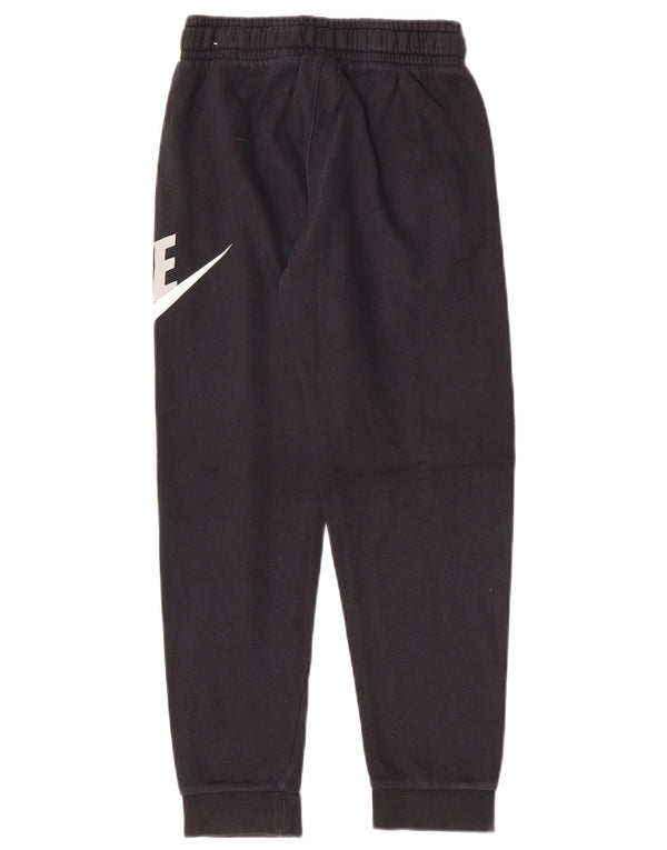 Pantaloni da tuta con grafica Nike da ragazzo, pantaloni da jogging, 10-11 anni, medio, neri