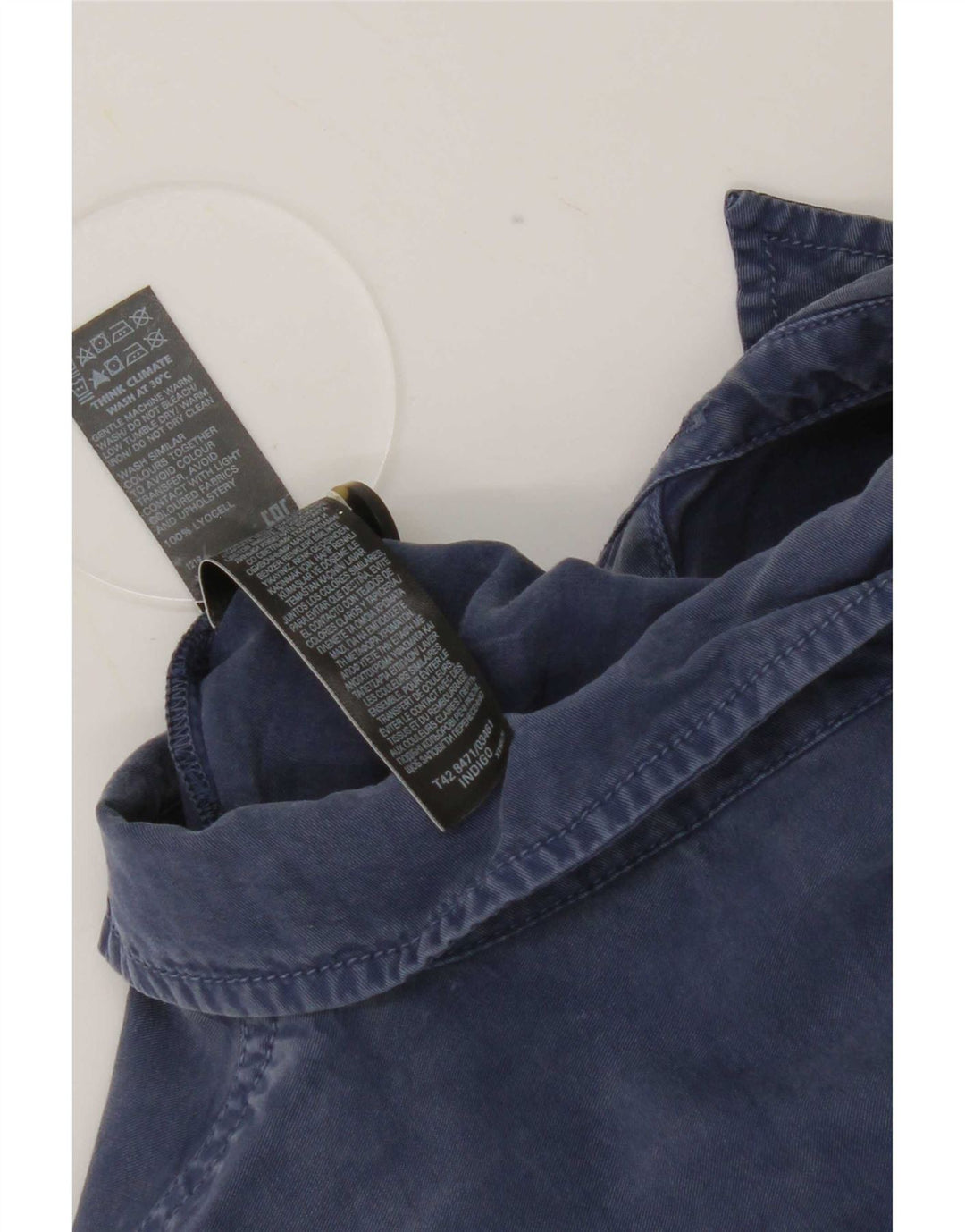 Tuta a maniche lunghe da donna Marks & Spencer UK 8 Small Lyocell blu