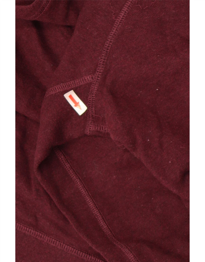 Felpa da uomo Marks & Spencer piccola in cotone bordeaux
