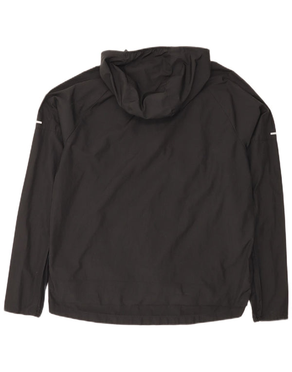 Giacca da corsa con cappuccio da donna Nike UK 14 media nera