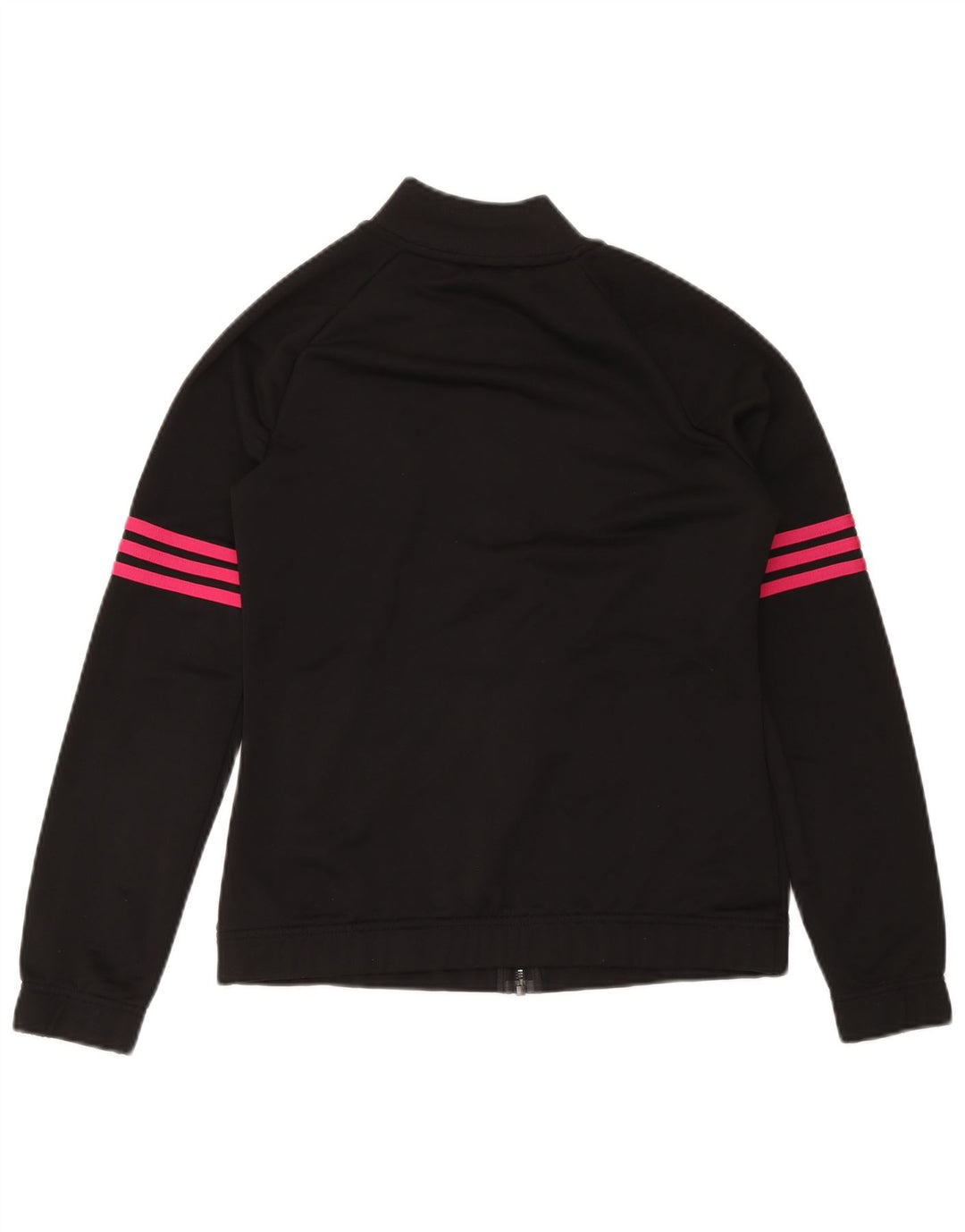 Giacca da tuta da donna Adidas UK 12/14 Medium Nero Poliestere
