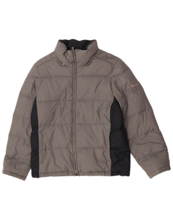 Giacca imbottita oversize da uomo Champion UK 10 Small Grey Colourblock