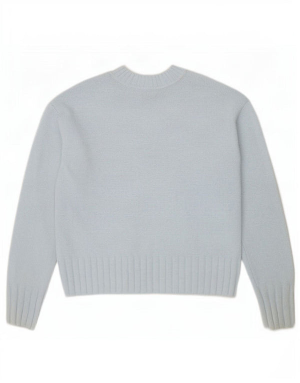 Maglione oversize con scollo a V da donna Marks & Spencer UK 6 XS Blu