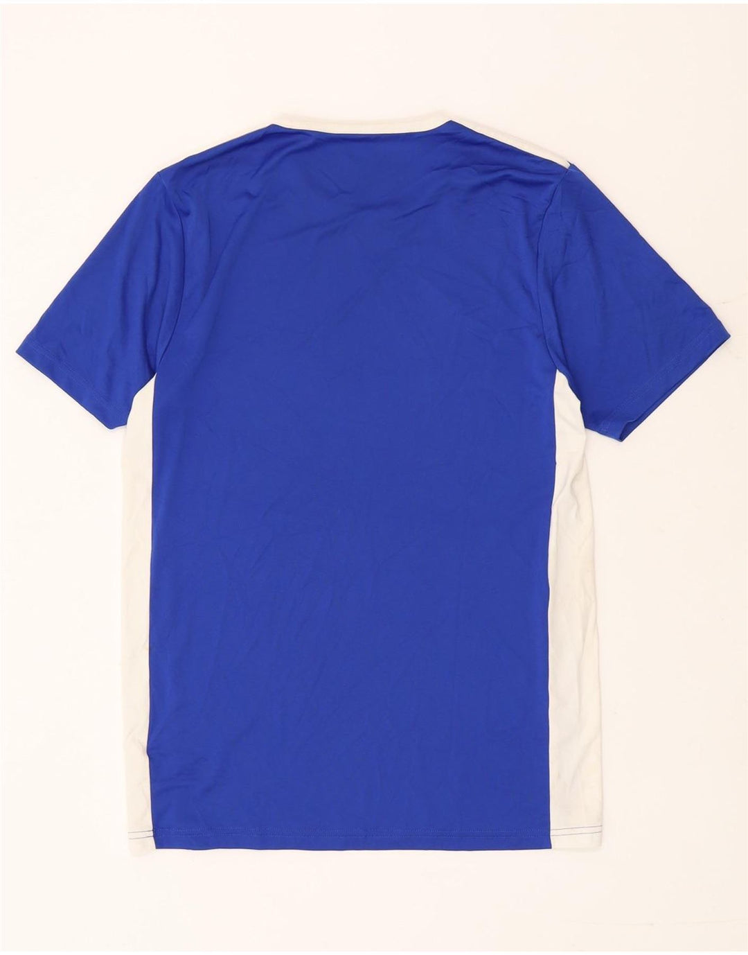 T-shirt Adidas Aeroready da uomo, piccola, in poliestere color block blu