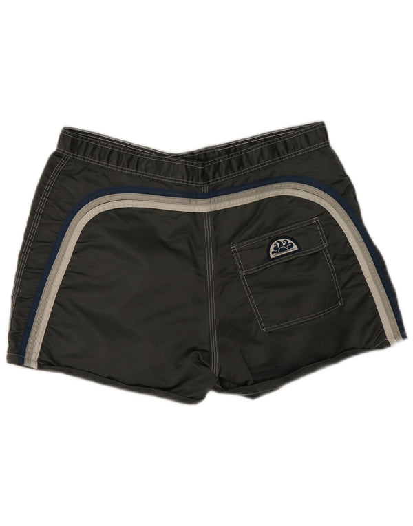 Sundek Mens Swimming Shorts Large  Grey Nylon