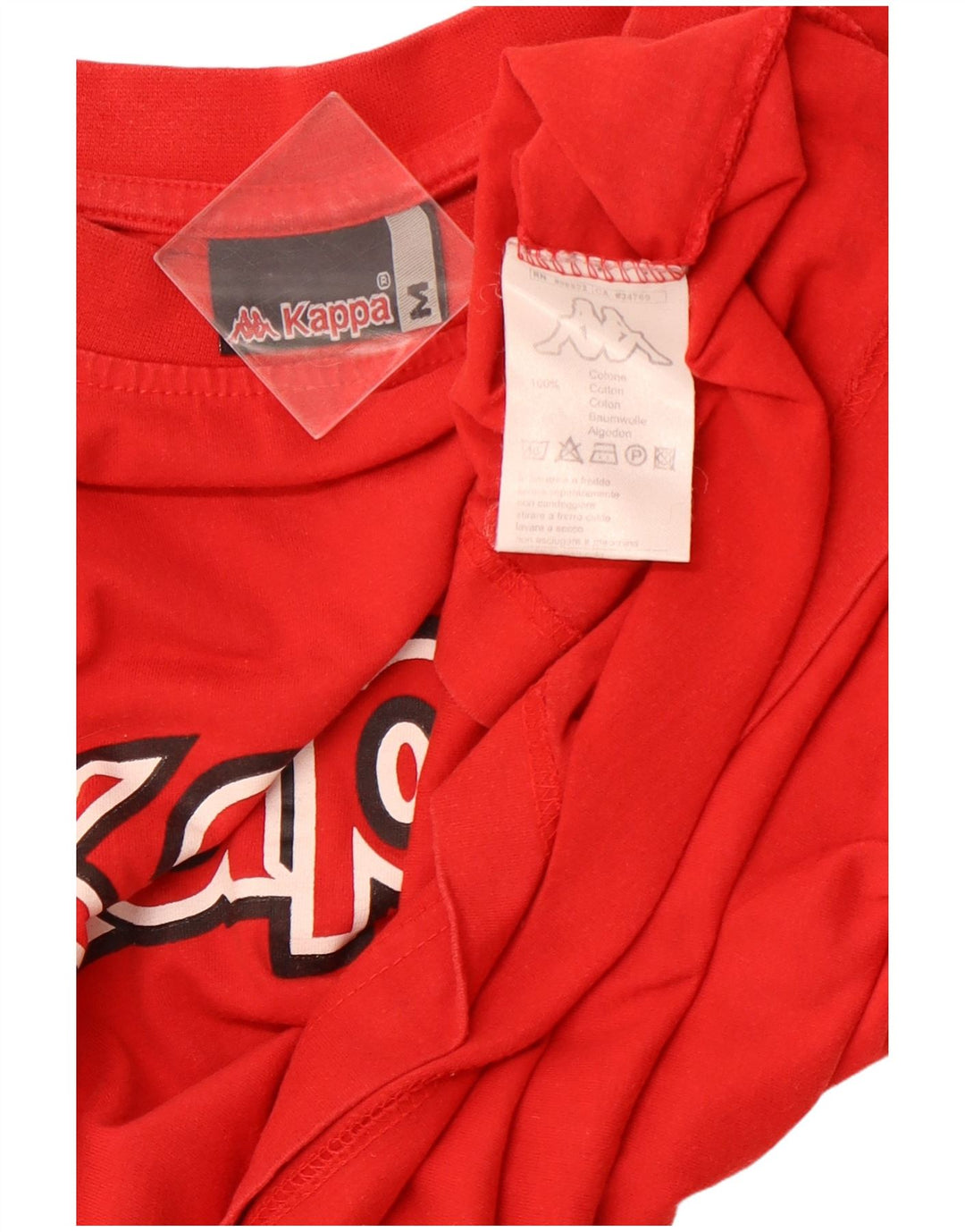 T-shirt grafica da uomo KAPPA Top rosso medio in cotone