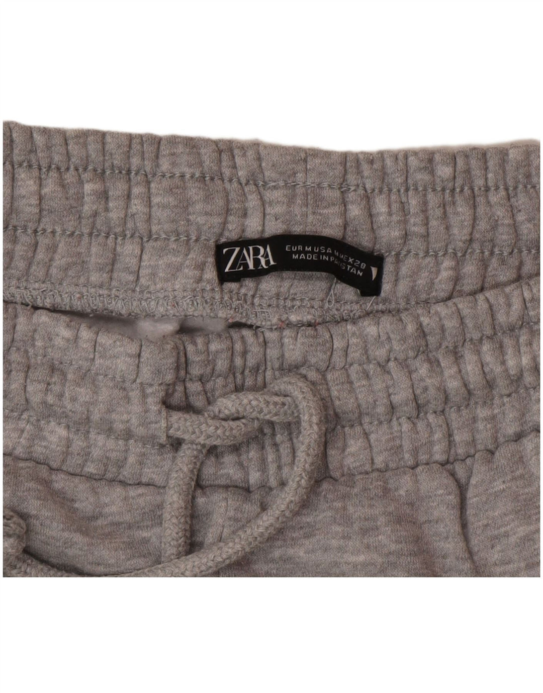 Pantaloni da tuta da donna Zara Joggers UK 12 Poliestere screziato grigio medio