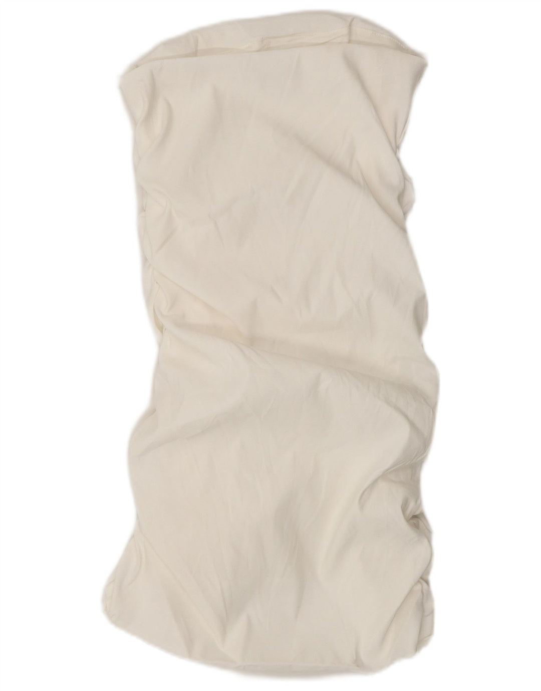 Abito senza spalline da donna Zara UK 12 cotone bianco medio