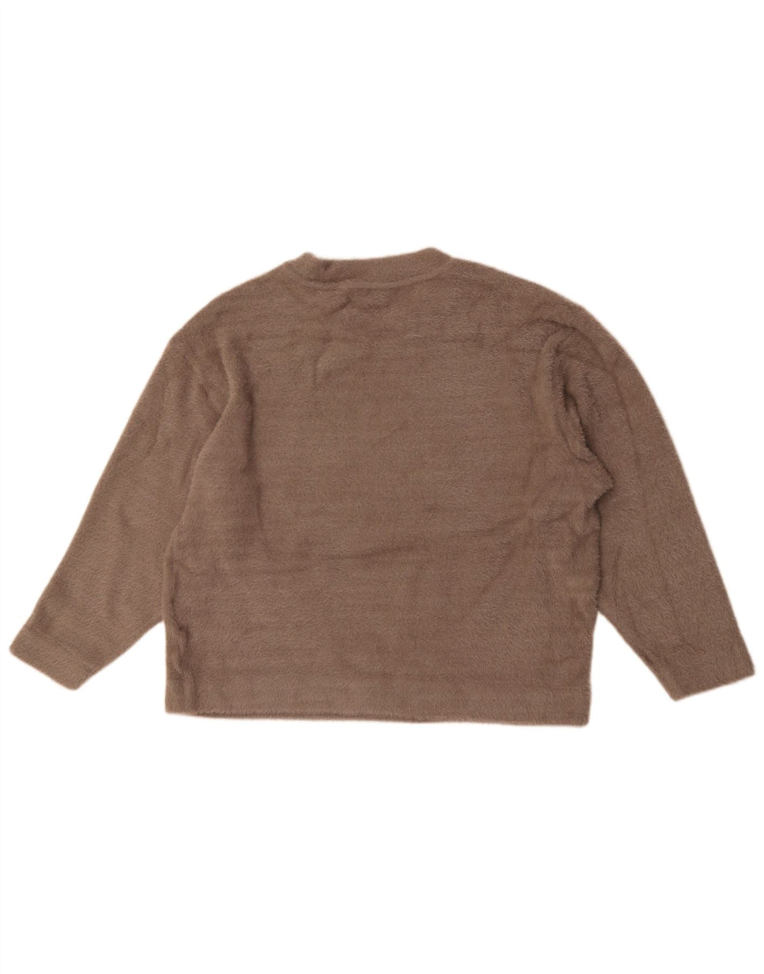 Maglione maglione girocollo oversize da donna Marks & Spencer UK 16 grande Beige