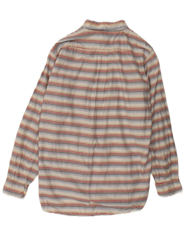 MARINA YACHTING Camicia da uomo Taglia 43 Grande cotone a righe multicolori