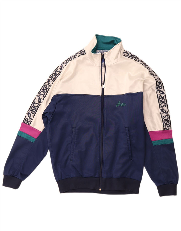 Tuta intera da donna Asics IT 48 XL Blu navy Colourblock in poliammide