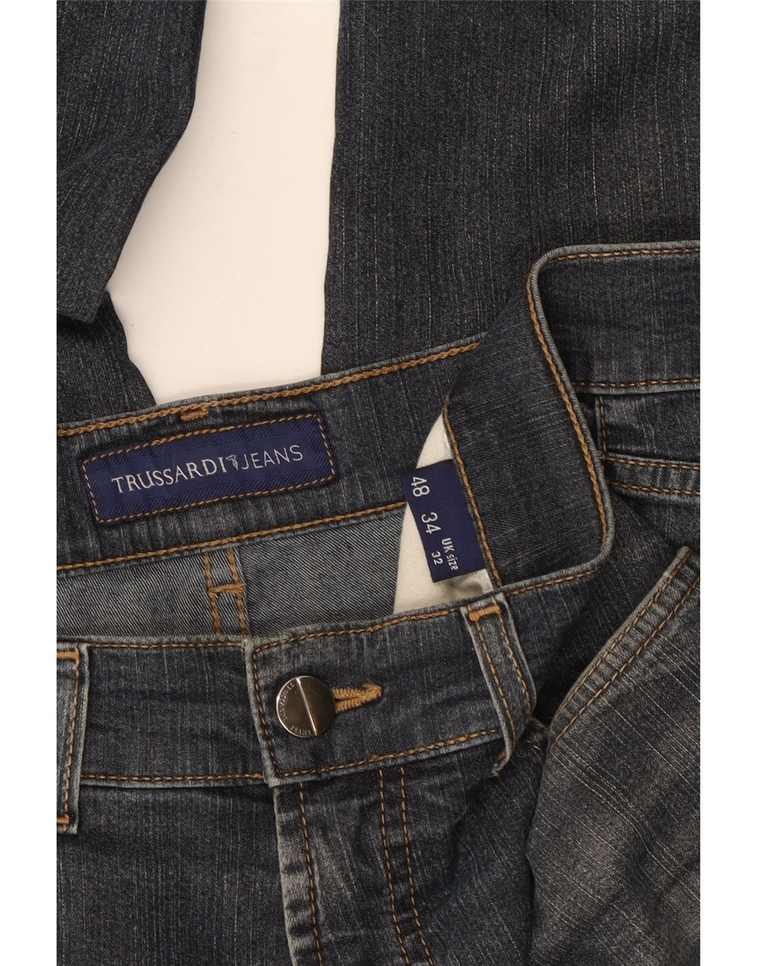 Jeans dritti da uomo Trussardi W32 L30 Blu