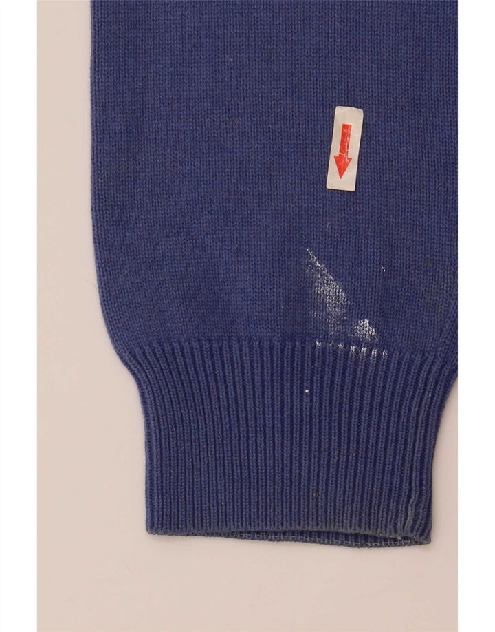 Maglione maglione girocollo da uomo Gant in cotone blu medio