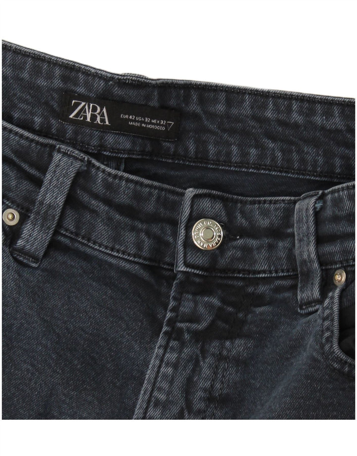 Jeans slim da uomo Zara EU 42 Large W32 L29 Blu navy