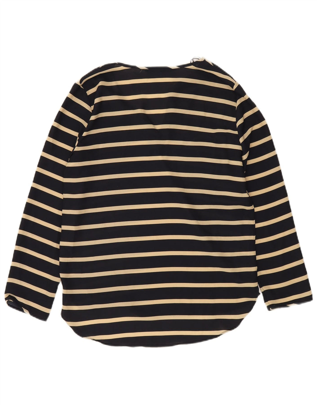 Top Zara da donna a maniche lunghe a maniche lunghe UK 10 Small Blu Navy a righe