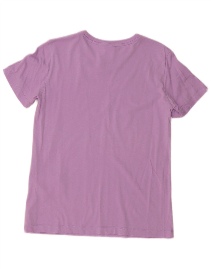 T-shirt da donna CHAMPION Top UK 10 piccola in cotone viola