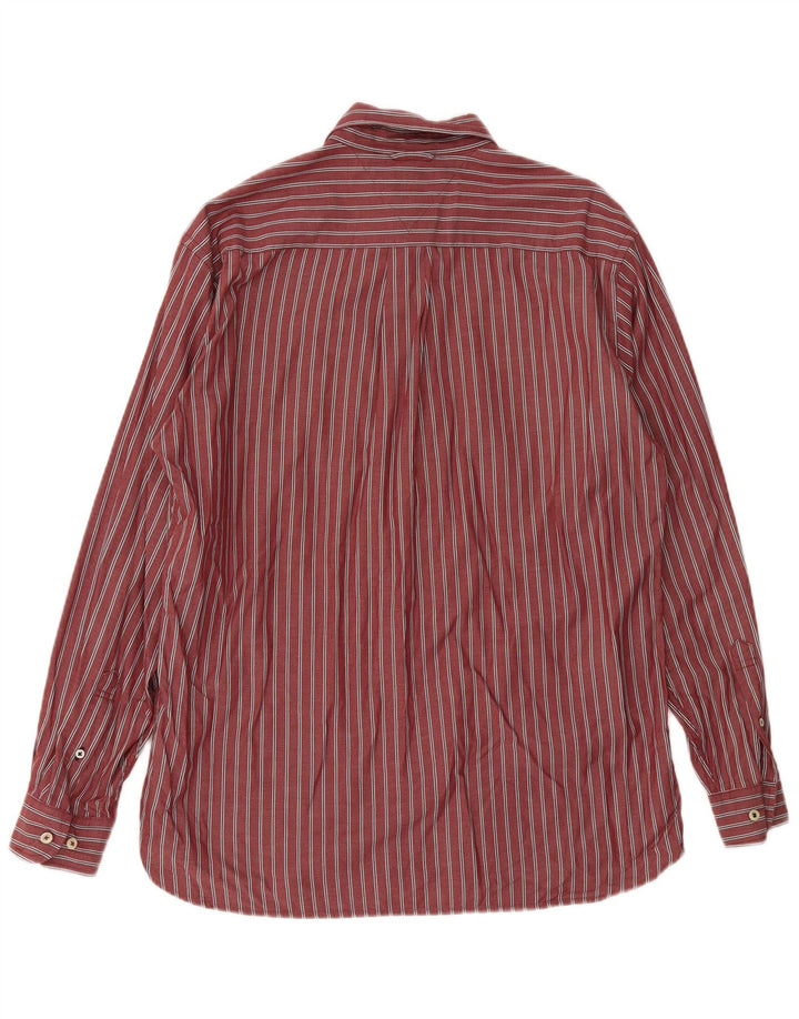 Camicia da uomo Tommy Hilfiger in cotone a righe rosse medie