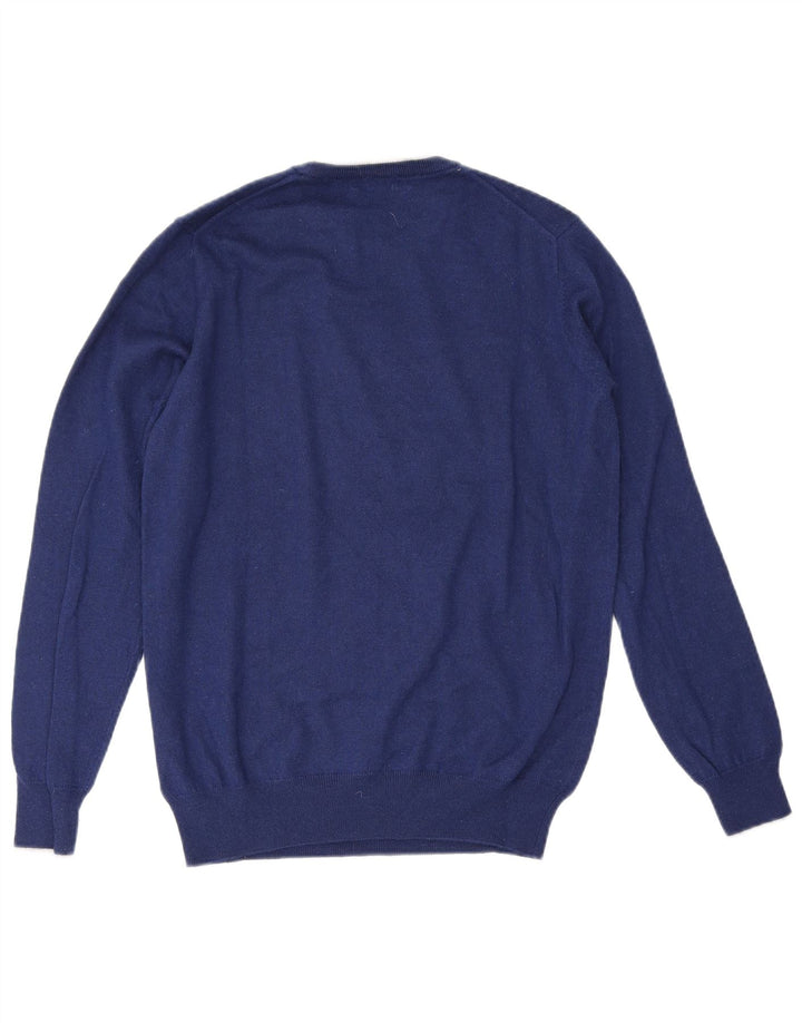 Maglione maglione girocollo con grafica da uomo Harmont & Blaine blu navy medio