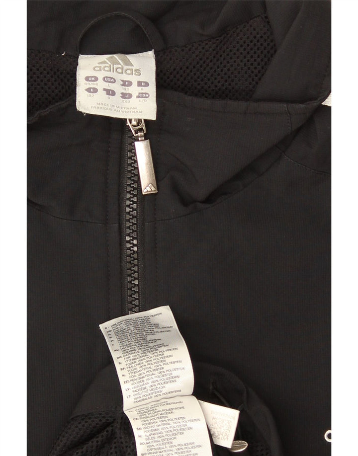 Giacca da tuta da uomo Adidas UK 44/46 grande poliestere nero