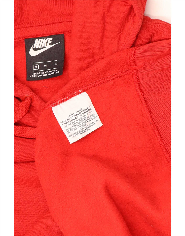 Felpa con cappuccio da uomo Nike Felpa con cappuccio rosso medio in poliestere