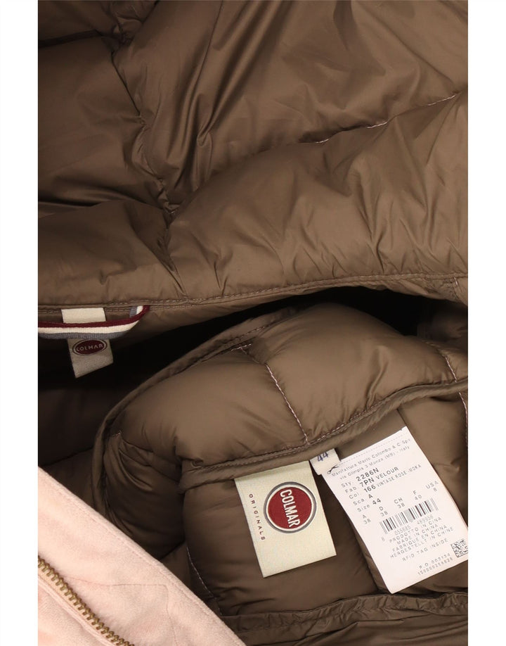 Giacca imbottita in velluto con cappuccio Colmar donna IT 44 rosa medio