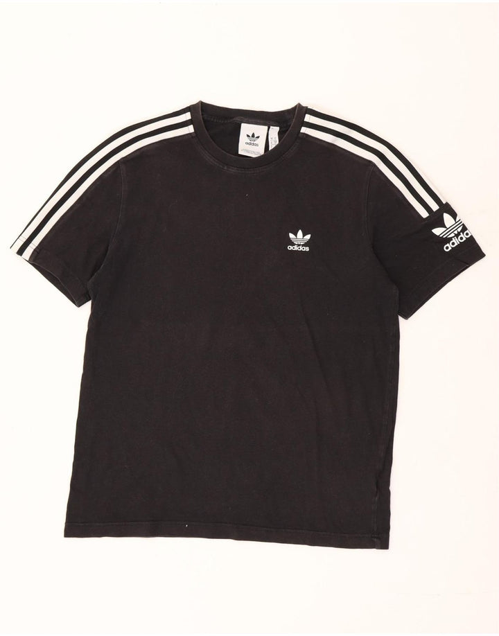 T-shirt ADIDAS da uomo Top piccola in cotone nero