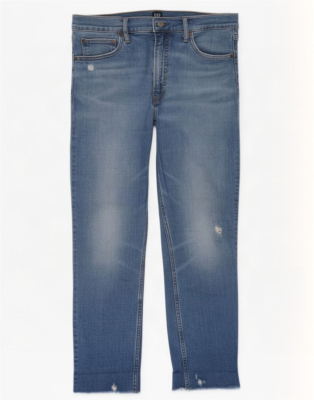 Jeans Gap slim effetto consumato a sigaretta da donna W32 L26 Blu